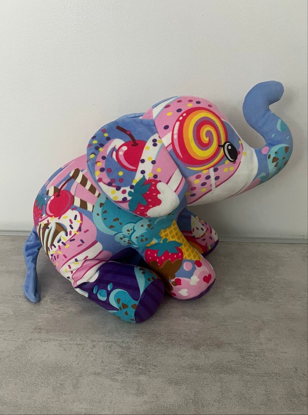 Pop Art Soft 16" Elephant Mammoth SWEETIE Bean Filled Stuffed Animal Plush Toy